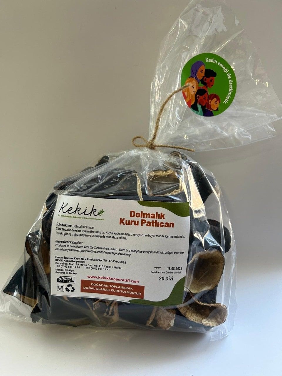 Dolmalık Patlıcan Kurusu