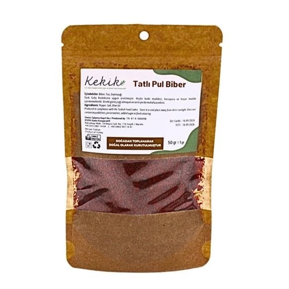 Tatlı Pul Biber 50 Gr