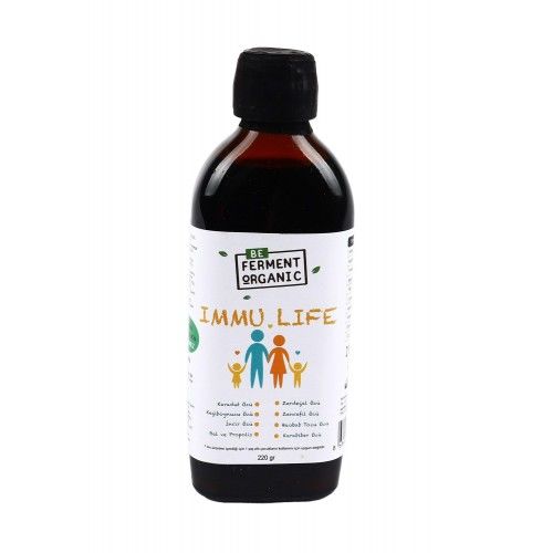 Organik IMMU LIFE Zerdeçal ve Zencefilli Öz Karışımı 220 Gr