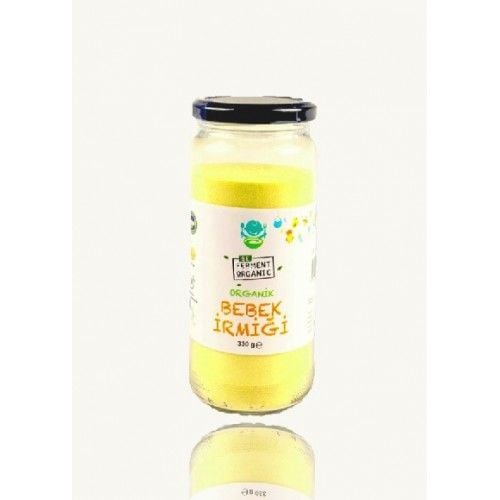 Organik Bebek İrmiği 330 Gr Cam