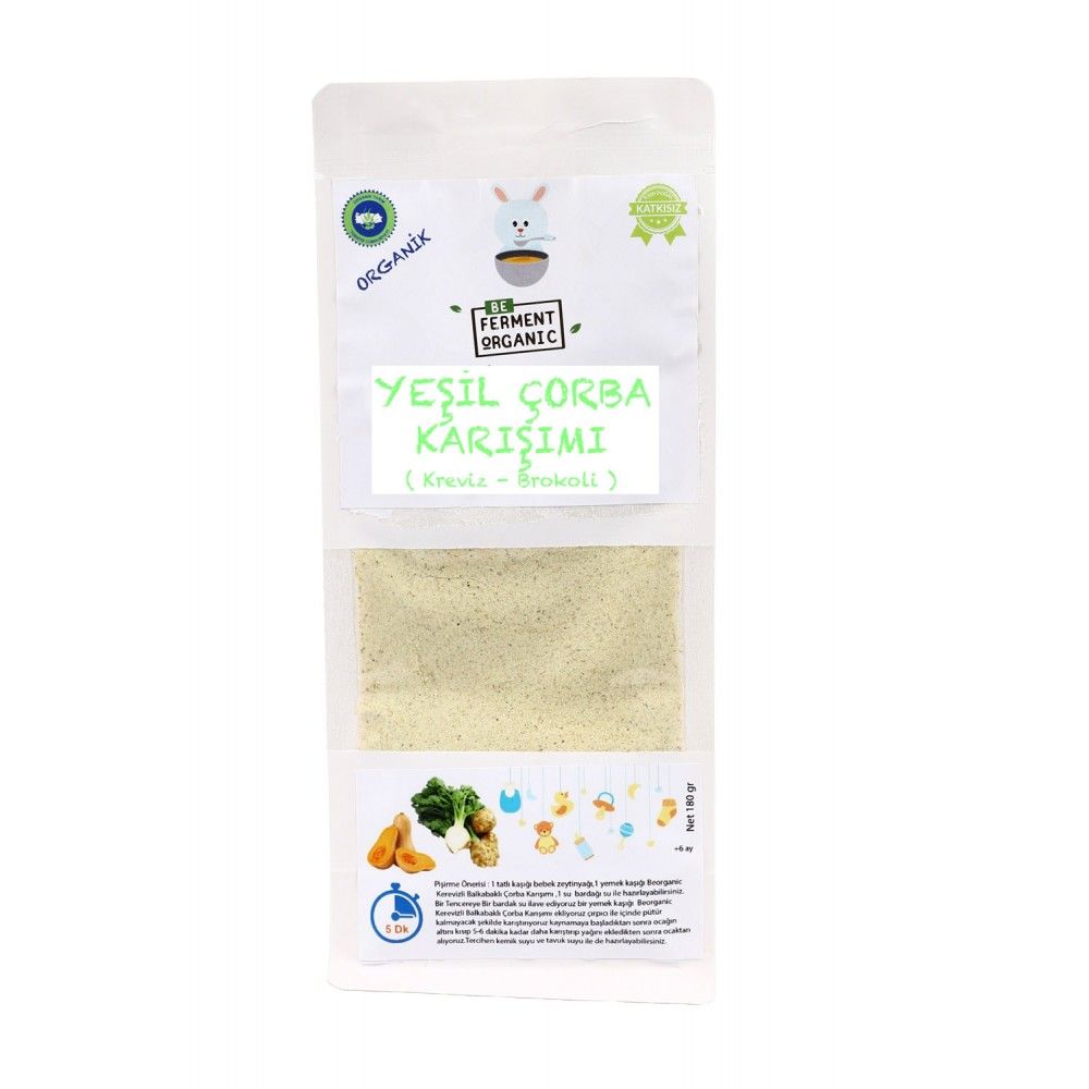 Organik Yeşil Çorba Karışımı 180 Gr