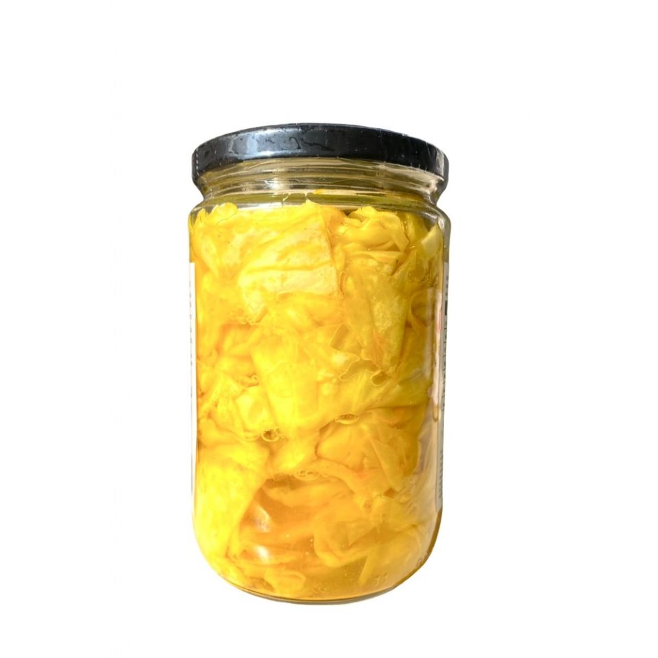 Organik Saurkraut Zerdeçallı-Karabiberli Ekşi Lahana Turşusu 660 Gr
