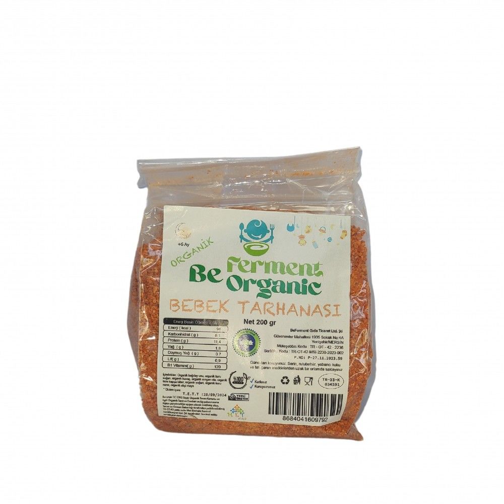 Organik Bebek Tarhanası 200 Gr Jelatin