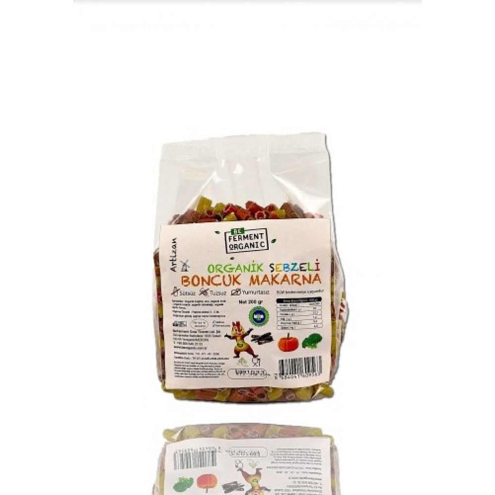 Organik Boncuk Makarna 200 Gr