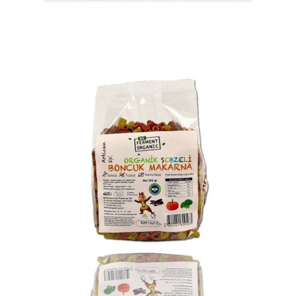 Organik Boncuk Makarna 200 Gr