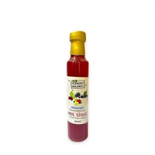 Organik Mor Sirke 250 ML