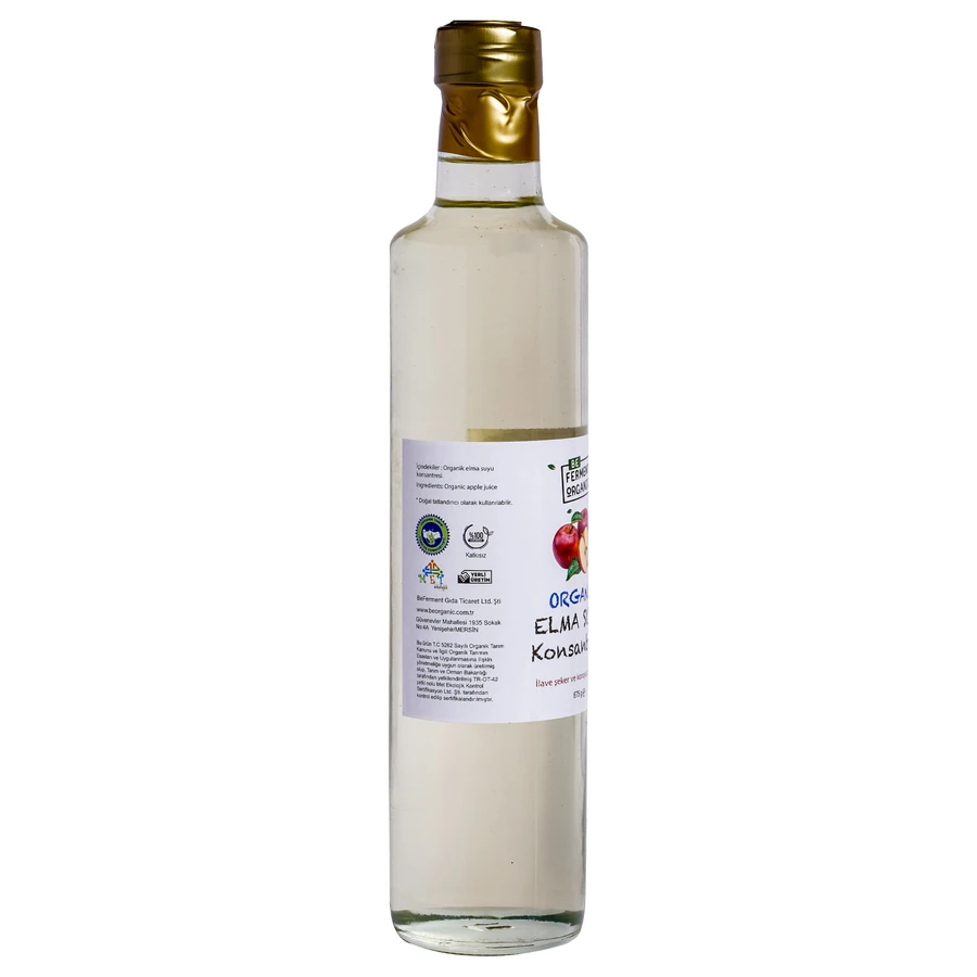 Organik Elma Suyu Konsantresi 350 Gr Cam