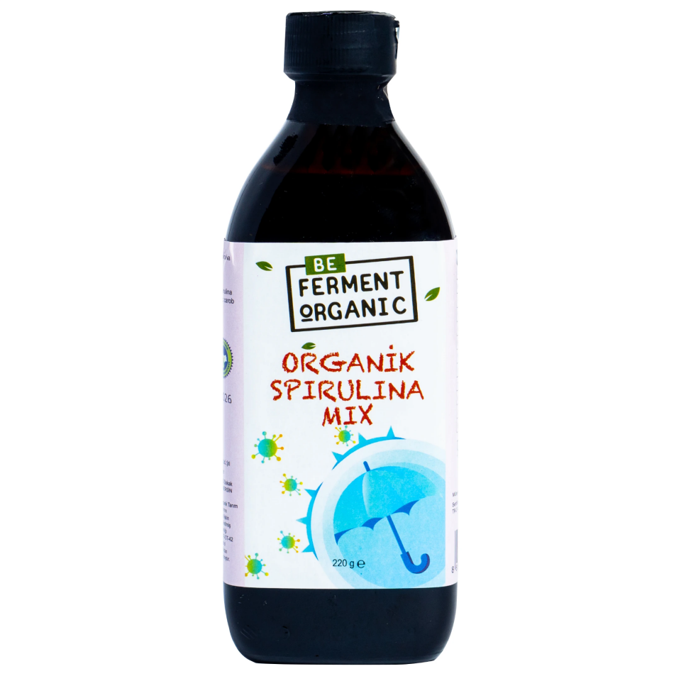 Organik Spirulina Mix 220 Gr Cam