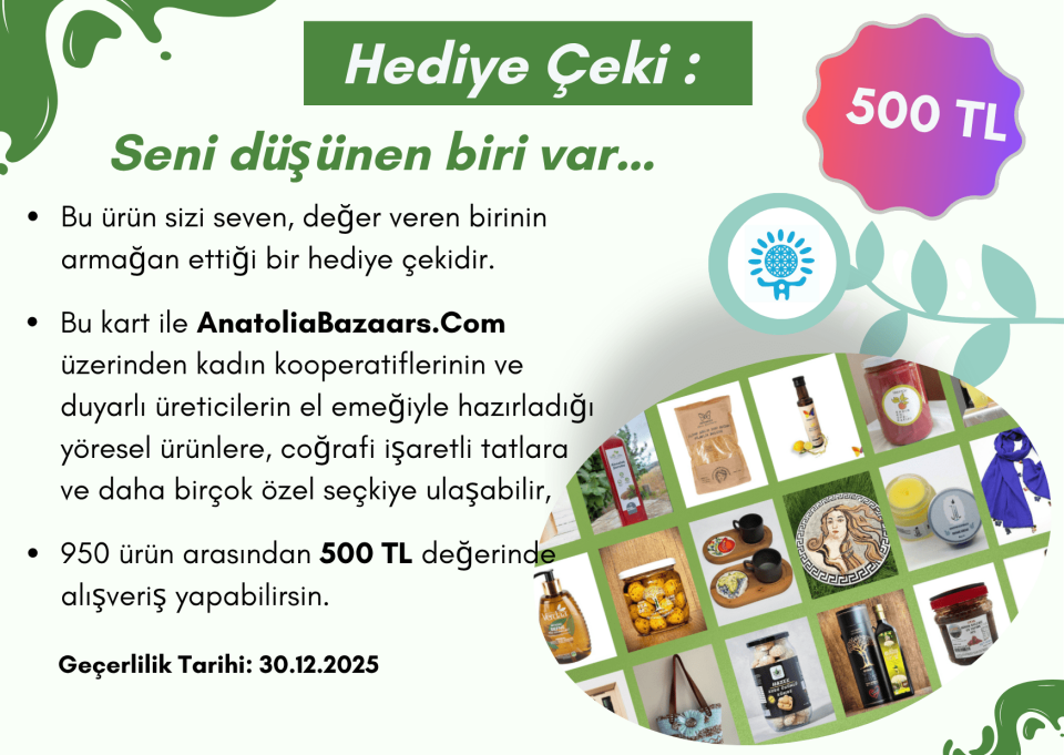 Hediye Çeki (Tutar Seçenekli)