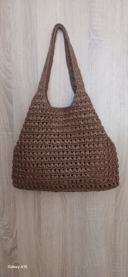 El Yapımı Şık Abiye Hasır Çanta 21