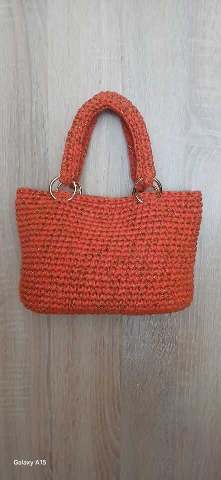 El Yapımı Şık Abiye Hasır Çanta 23