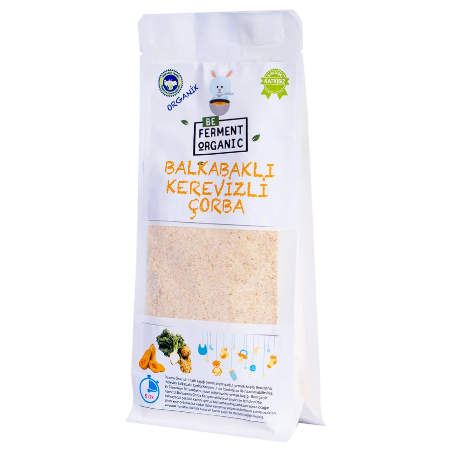 Balkabaklı Kerevizli Bebek Ek Gıda Çorbası 180 Gr