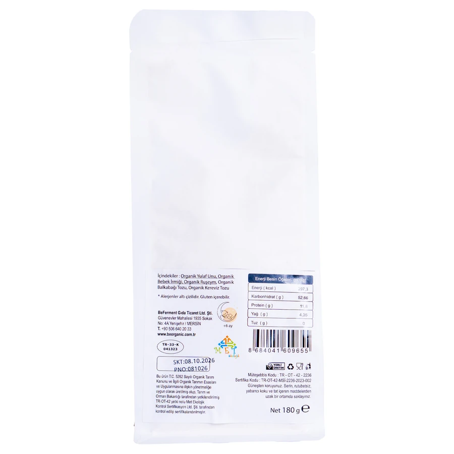 Balkabaklı Kerevizli Bebek Ek Gıda Çorbası 180 Gr