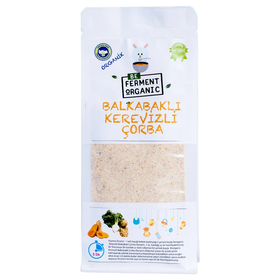 Balkabaklı Kerevizli Bebek Ek Gıda Çorbası 180 Gr