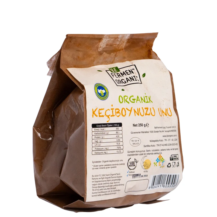 Organik Keçiboynuzu Unu 250 Gr