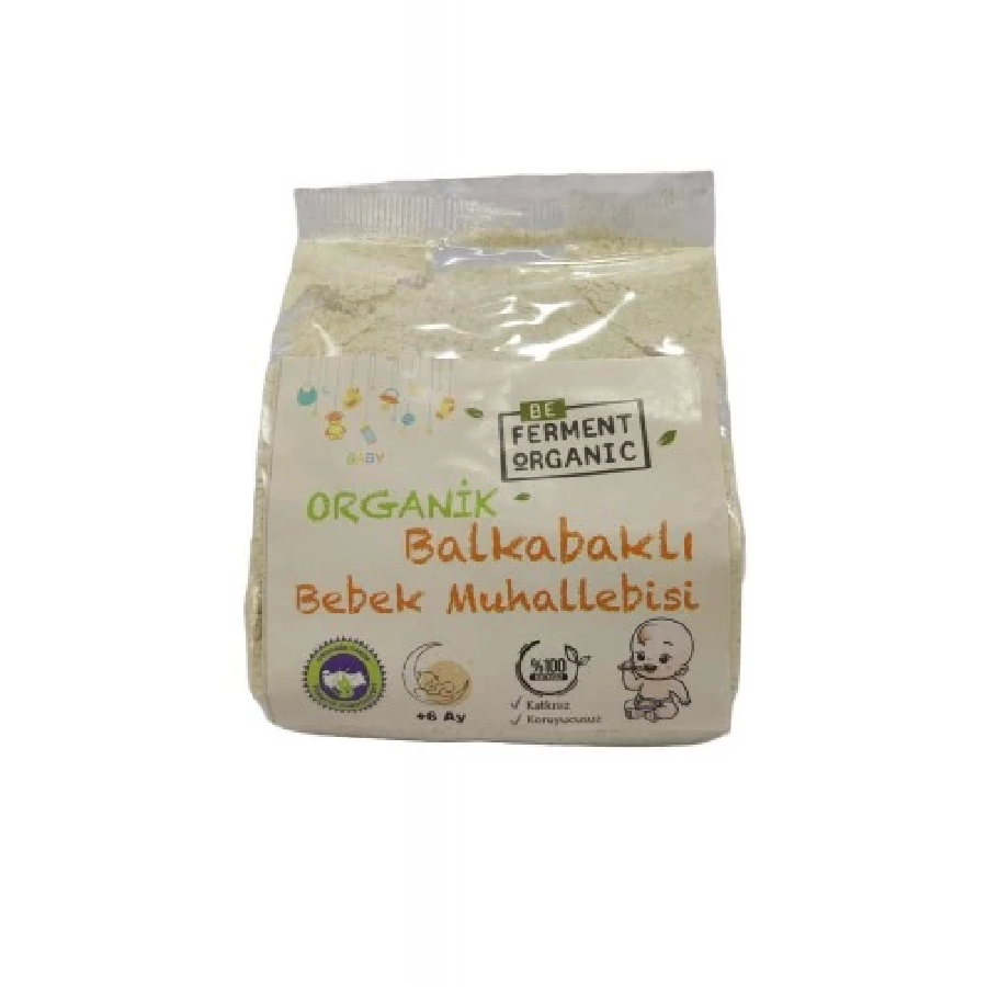 Organik Balkabaklı Bebek Muhallebisi 180 Gr