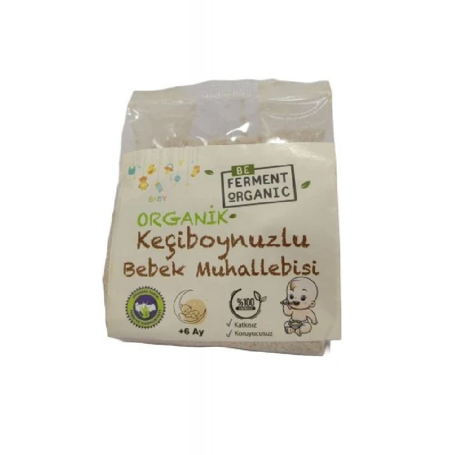 Organik Keçiboynuzlu Bebek Muhallebisi 180 Gr