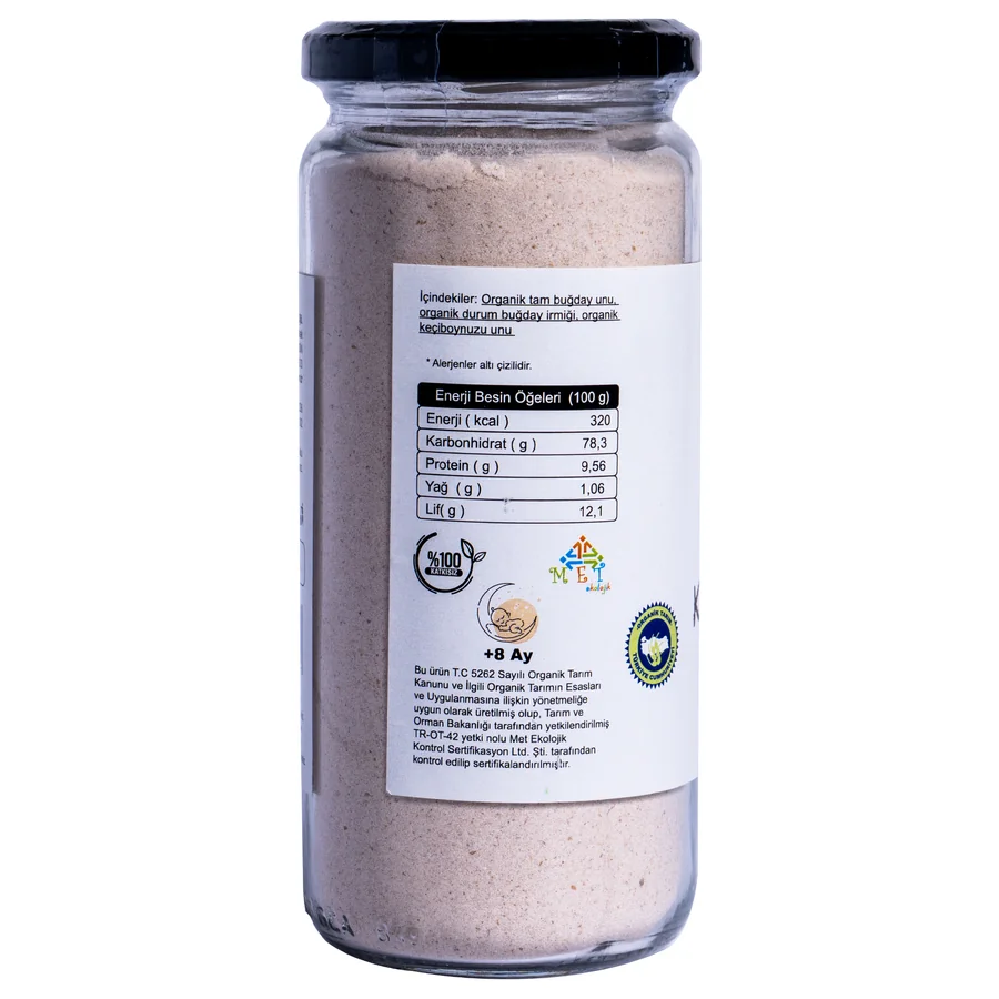 Organik Keçiboynuzlu Bebek Muhallebisi 300 Gr