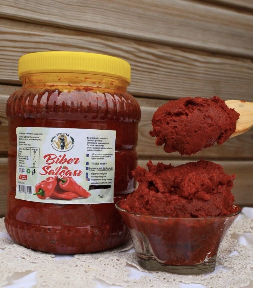 Hatay Tatlı Biber Salçası 1 KG