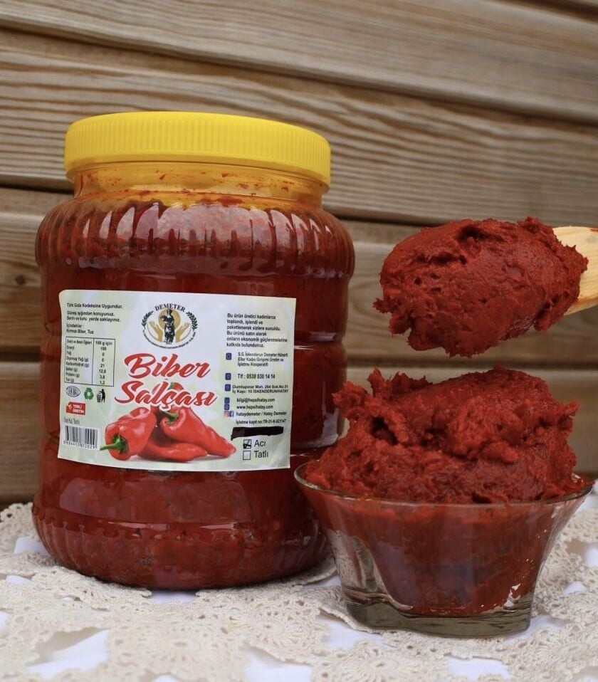 Hatay Acı Biber Salçası 1 KG