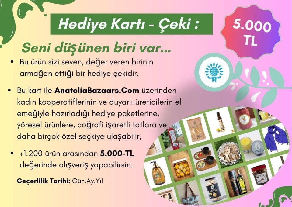 Hediye Çeki (Tutar Seçenekli)