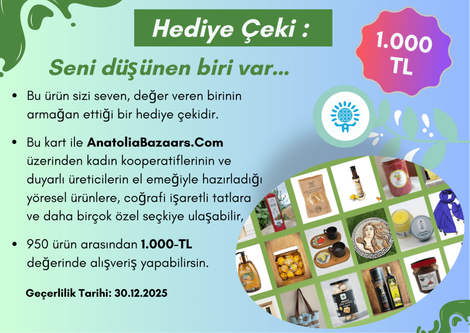 Hediye Çeki (Tutar Seçenekli)