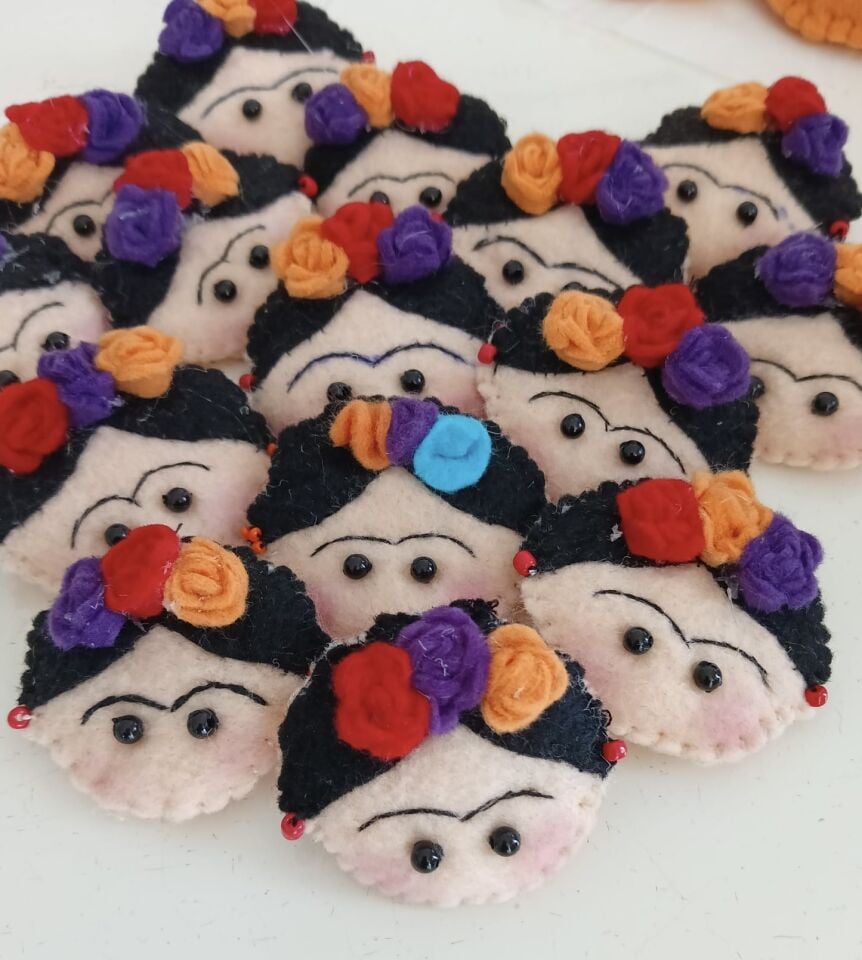 Frida Kahlo Broşu