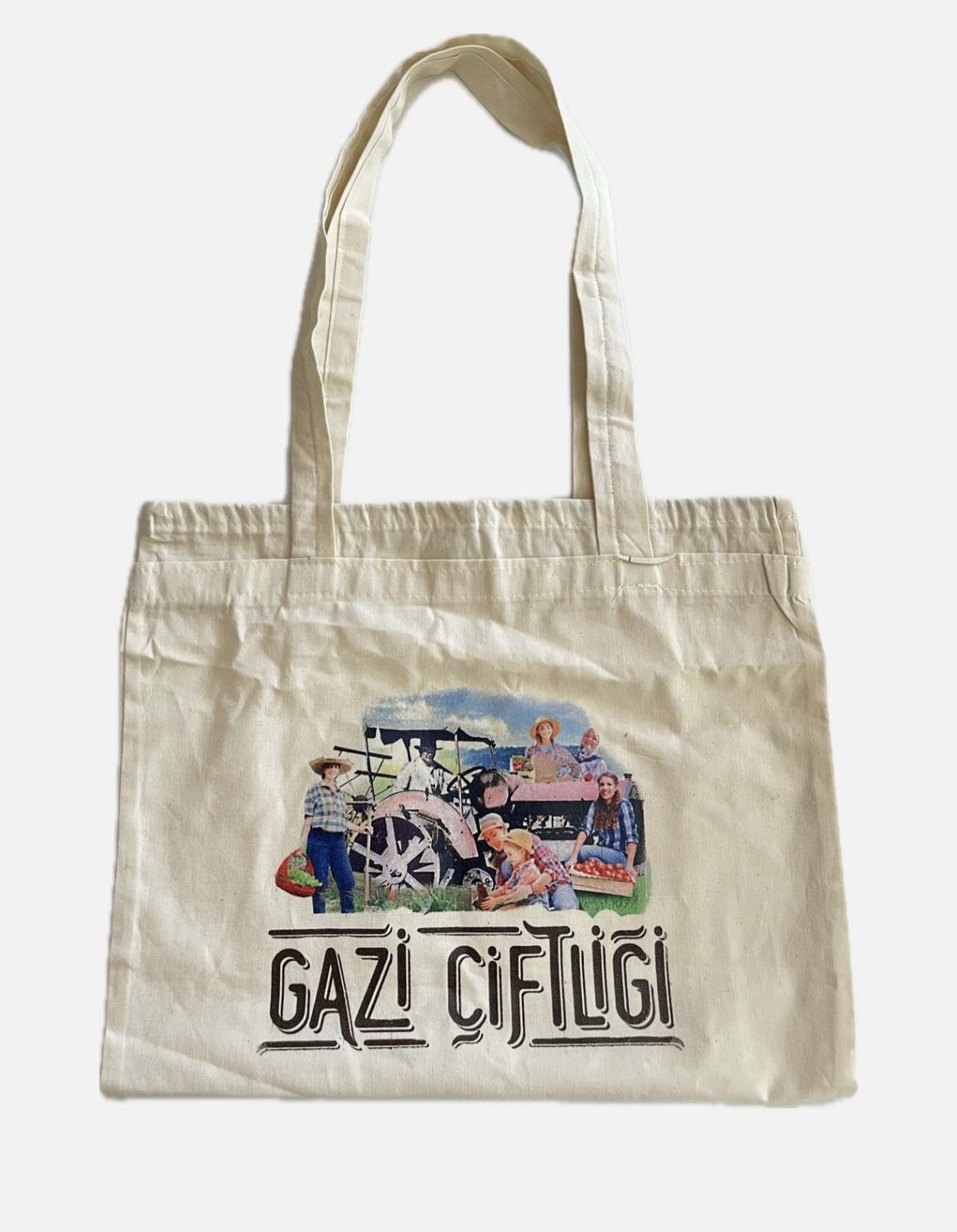 Gazi Çiftliği Temalı Keten Çanta