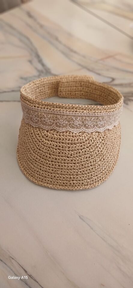 El Yapımı Vizör Şapka