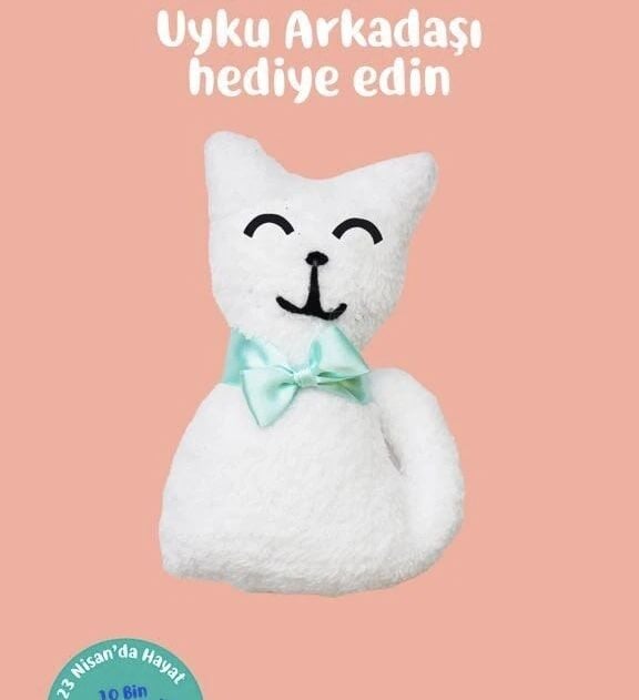 Uyku Arkadaşım Bez Oyuncak (Kedi)