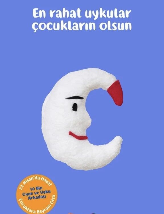 Uyku Arkadaşım Bez Oyuncak (Ay)