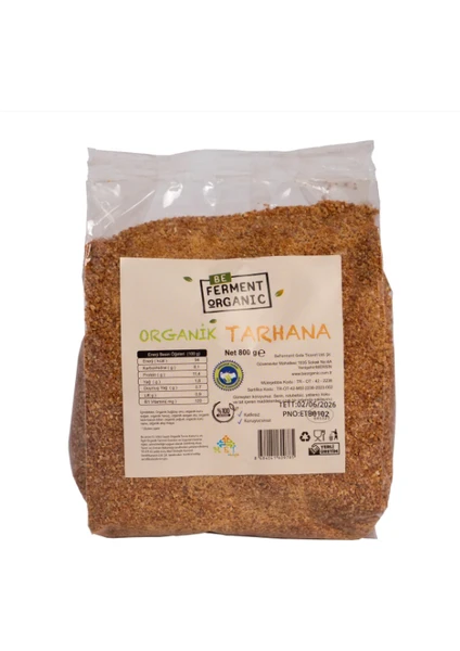 Organik Tarhana 800 Gr
