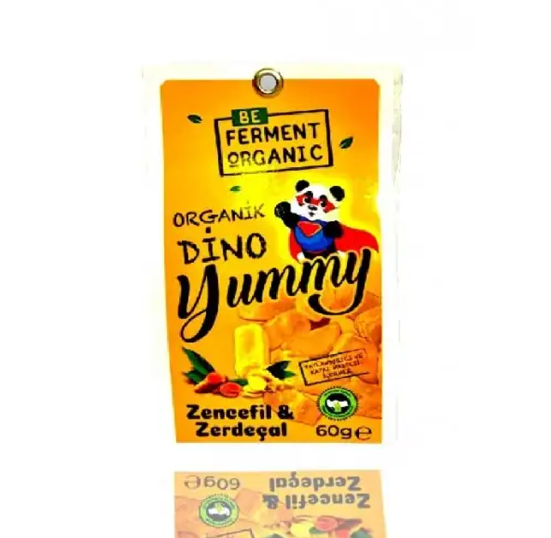 Organik Dino Zencefil & Zerdaçal Yummy