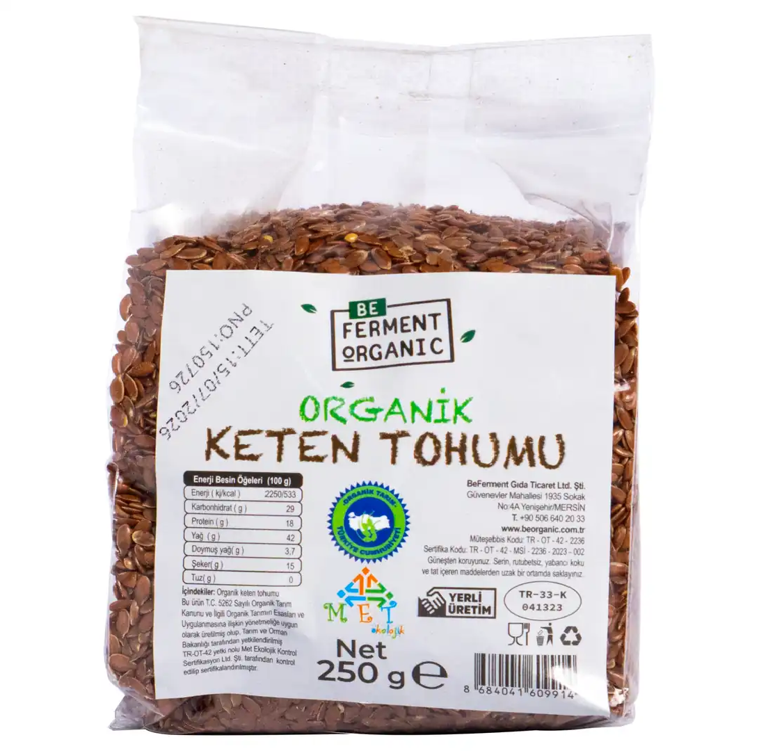 Organik Keten Tohumu 250 Gr