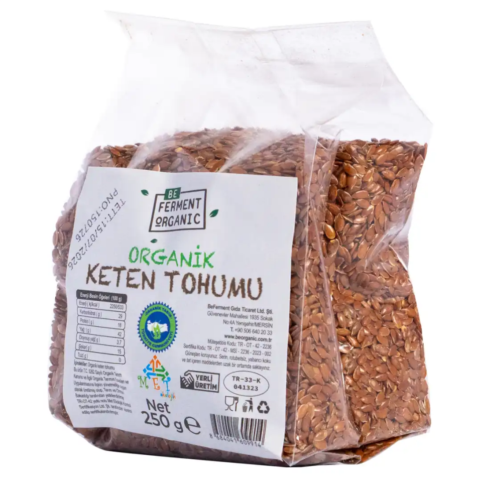Organik Keten Tohumu 250 Gr