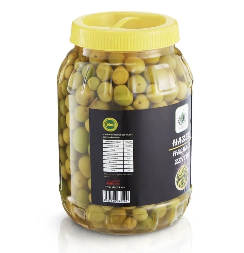 Halhali Yeşil Zeytin El Kırması 1 Kg