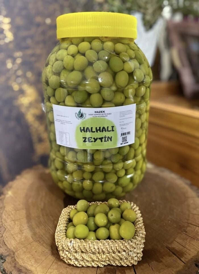 Halhali Yeşil Zeytin El Kırması 3 Kg